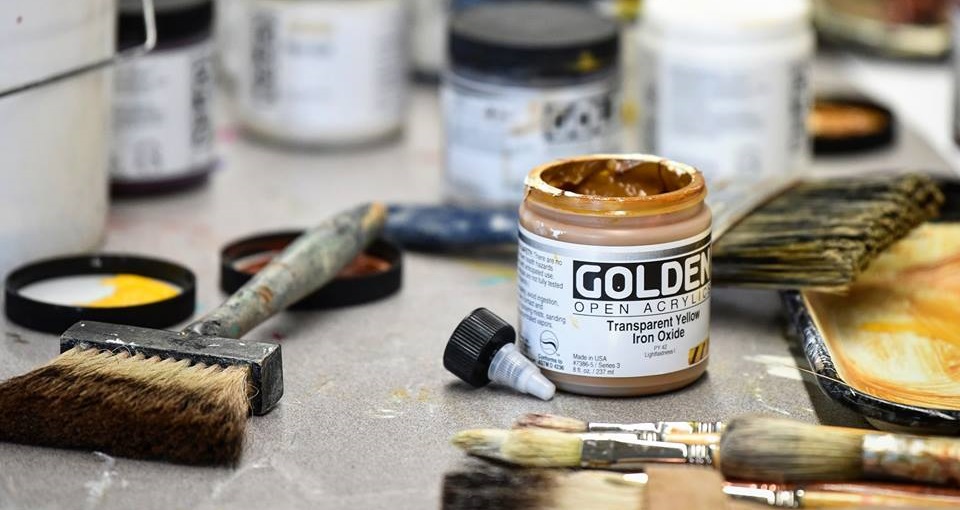 Golden OPEN - En saktetørkende akrylmaling - Torso Kunstartikler kunstmateriell og tegneutstyr
