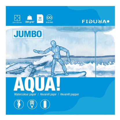 Bilde av Figura AQUA blokk 25x25 JUMBO