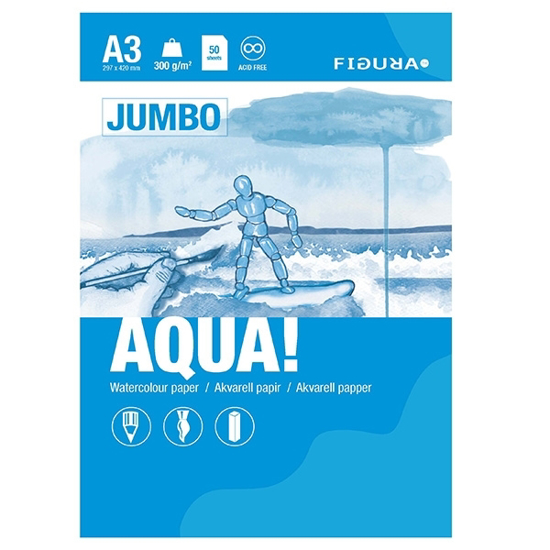 Bilde av Figura AQUA blokk A3 JUMBO