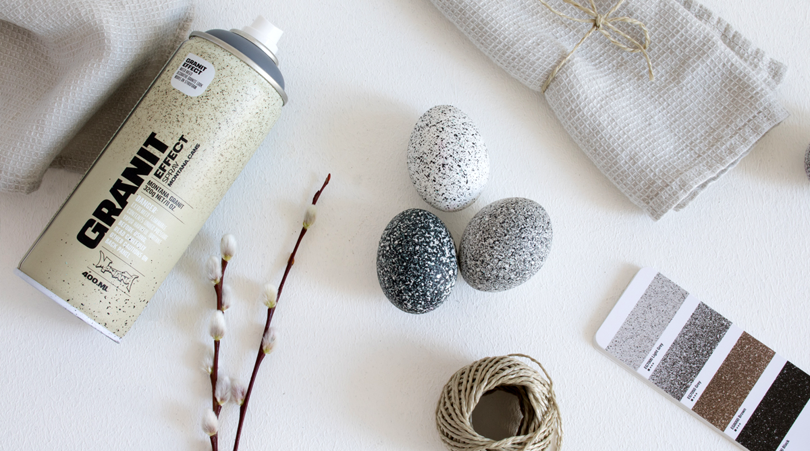 DIY med Montana spraymaling: Påskeegg!