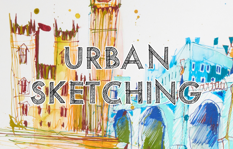 Kom i gang med Urban Sketching