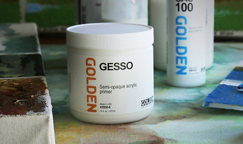 Gesso og grunning fra Golden