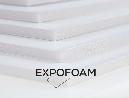 Bilde av Expofoam White 1-sidig lim, 5 mm, 140 x 300 cm