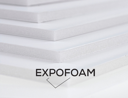 Bilde av Expofoam White 1-sidig lim, 5 mm, 70 x 100 cm.