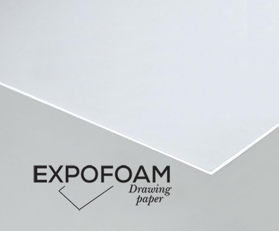 Bilde av EXPOFOAM DRAWING PAPER, HVIT MATT