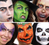 Snazaroo Kit ansiktsmaling Halloween eksempler