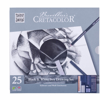 Cretacolor sett Black & White Box 25 deler