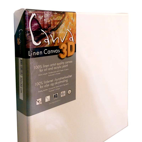 Lerret lin 3D Canva 100x120cm