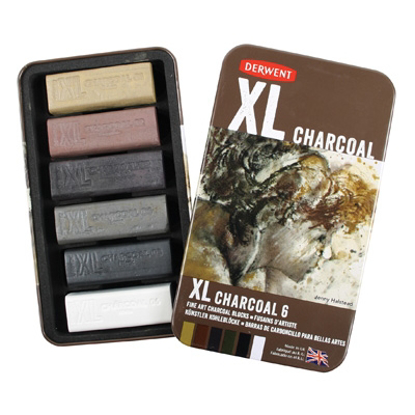 Derwent XL Charcoal sett a 6ass