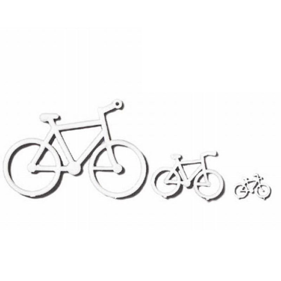 Mod. Fig. White Bicycles 1:50