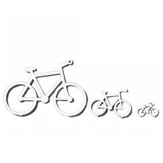 Mod. Fig. White Bicycles 1:100