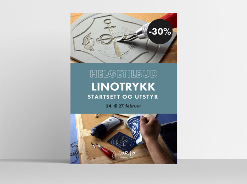 Helgetilbud: Linosett- og utstyr -30%