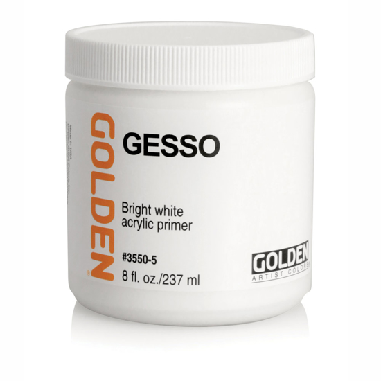 GOL Gesso 237ml Bright White acrylic primer