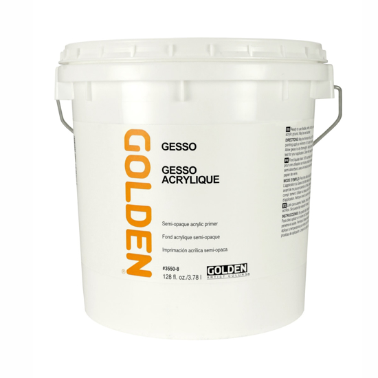 Golden Gesso 3,78l - Bright white acrylic