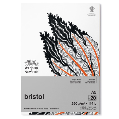 Blokk WN Bristol, 250g, 20 ark, A5