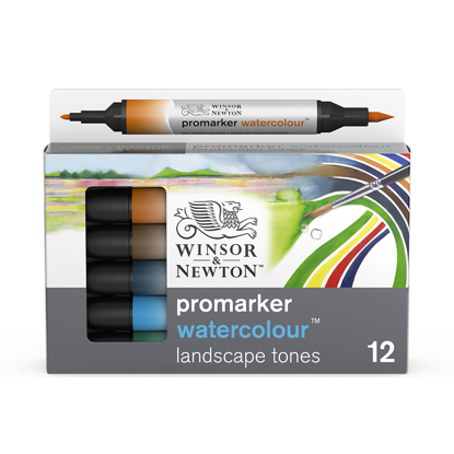 Bilde av Promarker Watercolour sett 12 Landscape