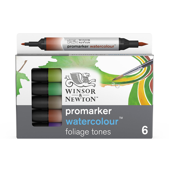 Bilde av Promarker Watercolour sett 6 Foliage