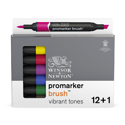 Bilde av Promarker Brush sett 12 Vibrant