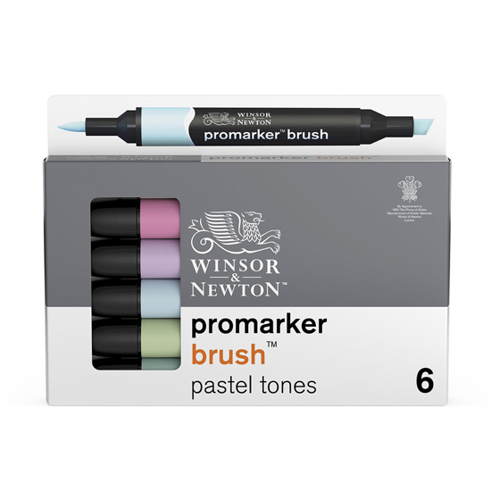 Bilde av Promarker Brush sett 6 Pastel