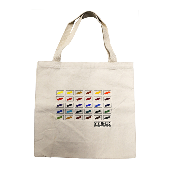 Golden Canvas Tote Bag