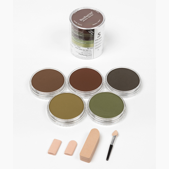 Pan Pastel set Extra Dark Shades - Earth Colors                               