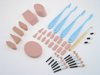 Sofft verktøy for P.Pastel   Combination Set: Sofft Sponges, Applicators, Knives/Covers 