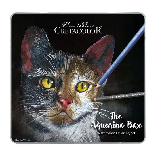 Cretacolor sett The Aquarino Box, 24stk