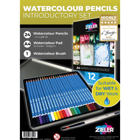 Tegnesett - Watercolour Pencil Intro Set