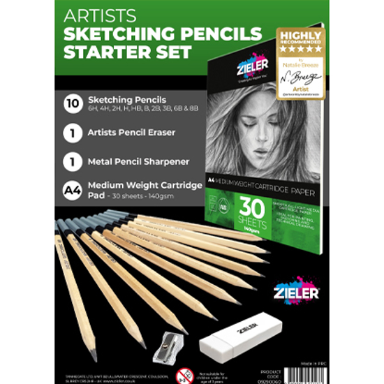 Tegnesett - Sketching Pencils Starter Set