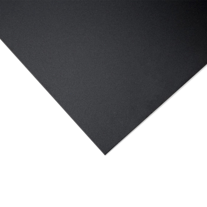 Plate polystyrene, sort
