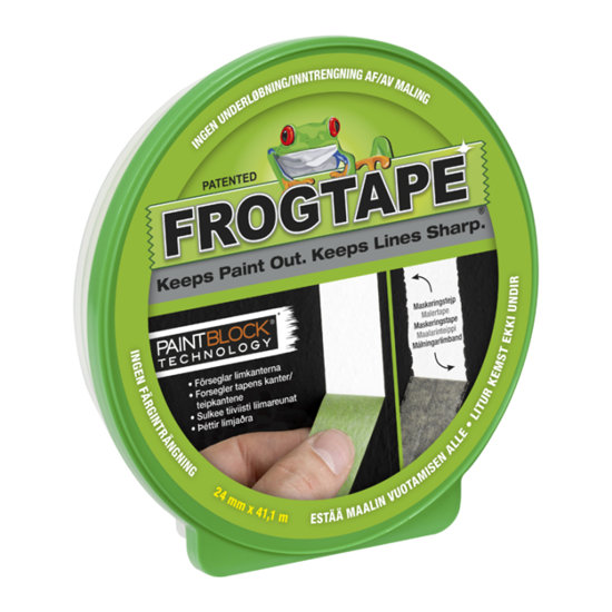 Maskeringstape 24mm x 41,1m grønn Frogtape Multi