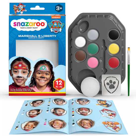 Snazaroo Paw Patrol kit, Marshall & Liberty