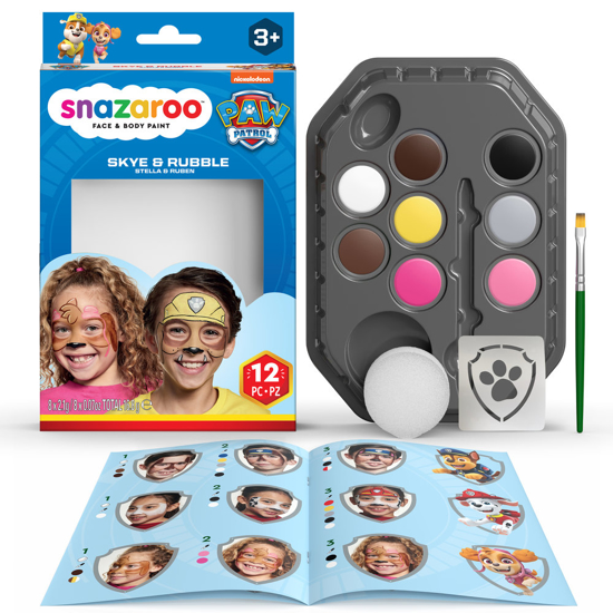 Snazaroo Paw Patrol kit, Skye & Rubble