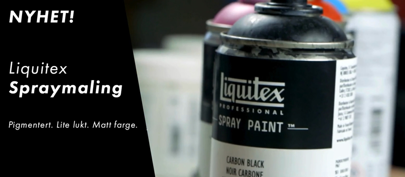 Liquitex spraymaling og sprayferniss