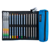 Cretacolor Pencil Wrap Set AQUA - 15 deler