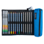 Cretacolor Pencil Wrap Set AQUA - 15 deler