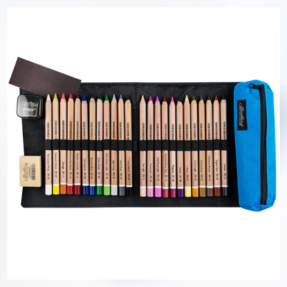 Cretacolor Pencil Wrap Set MegaColor - 28 deler