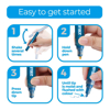 Zieler Acrylic Paint Marker Pens, Bright, 8 stk